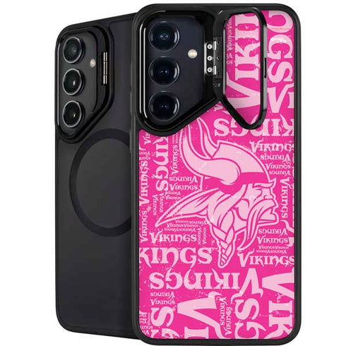 NFL Minnesota Vikings - Blast Pink Galaxy S25 Kickstand Case